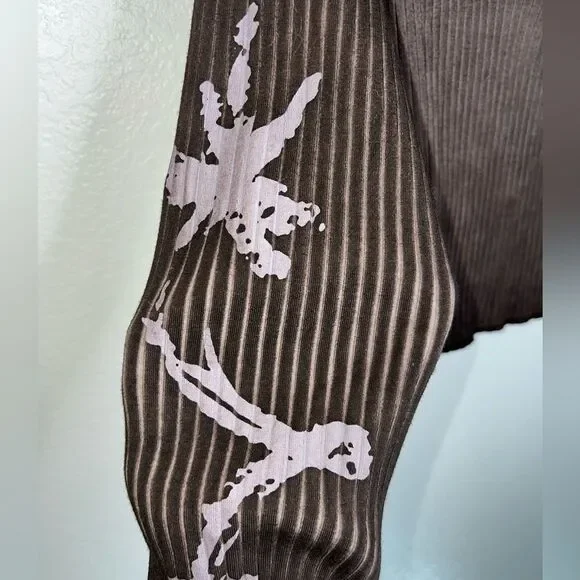 Urban Outfitters Y2K Ribbed Off The Shoulder Top - Picture 10 of 11